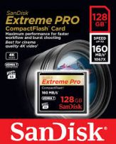 Thẻ nhớ SanDisk Extreme CF UDMA 7 128GB (1067X - 160Mb/s)